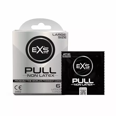 EXS Pull Large - Hartsikondomi, 6 kpl - Kondomit - 48839-1 - 1