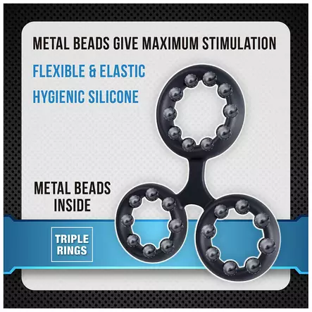 Nanma Maximun Metal - Peniskivesrengas metallikuulilla - Nanma - 48606-1 - 2