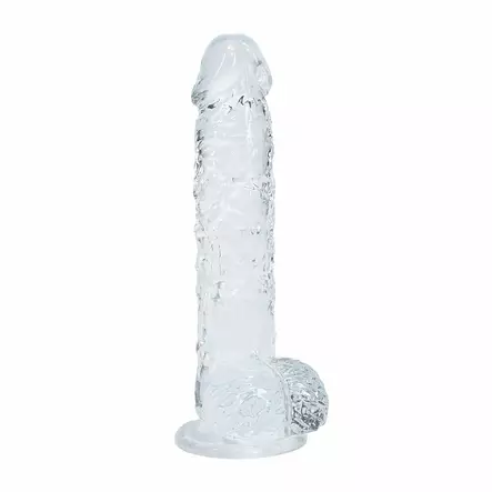 RealRock Super Flexible - Dildo kiveksillä 5" kirkas - RealRock - 48833-1 - 2
