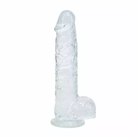 RealRock Super Flexible - Dildo kiveksillä 5" kirkas - RealRock - 48833-1 - 1